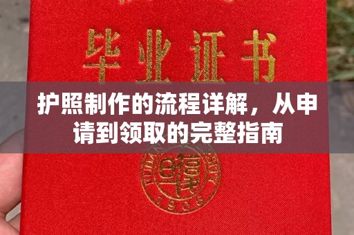 绥阳护照制作的流程详解，从申请到领取的完整指南